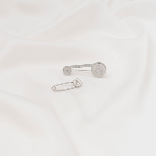 [BUNDLING] Meya and Nayla Safety Pin Silver
