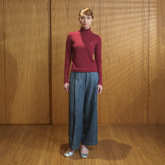 Nafa Turtleneck Dark Ruby