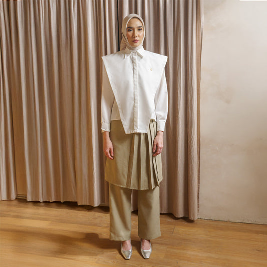 Glea Top Broken White