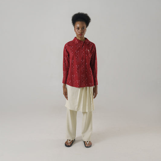 Reikara Top Maroon