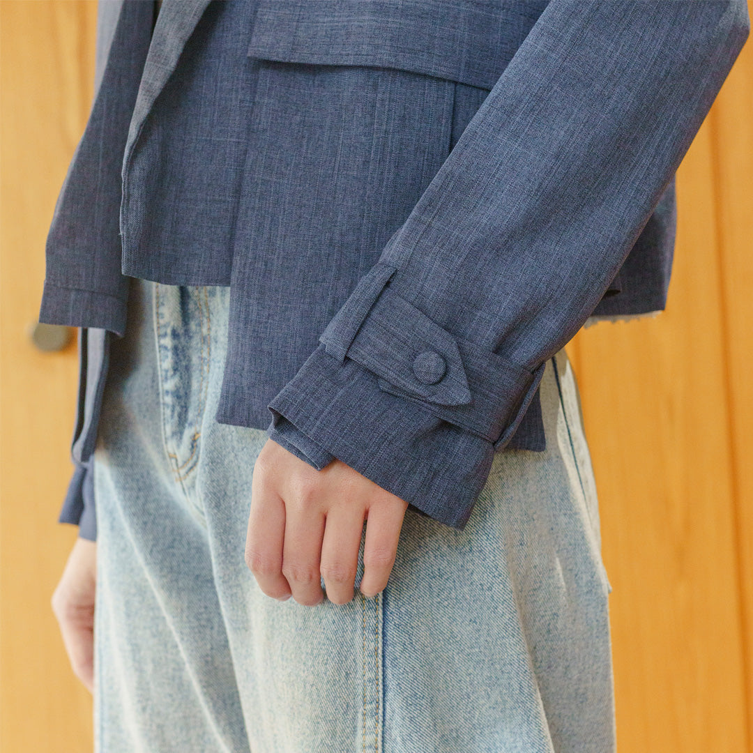 Seruni Outer Denim Blue