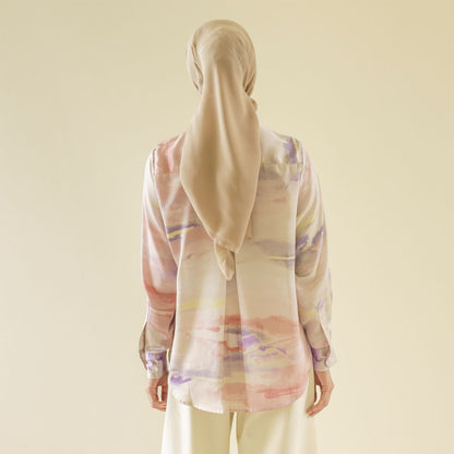 Athaya Top Pink Pattern