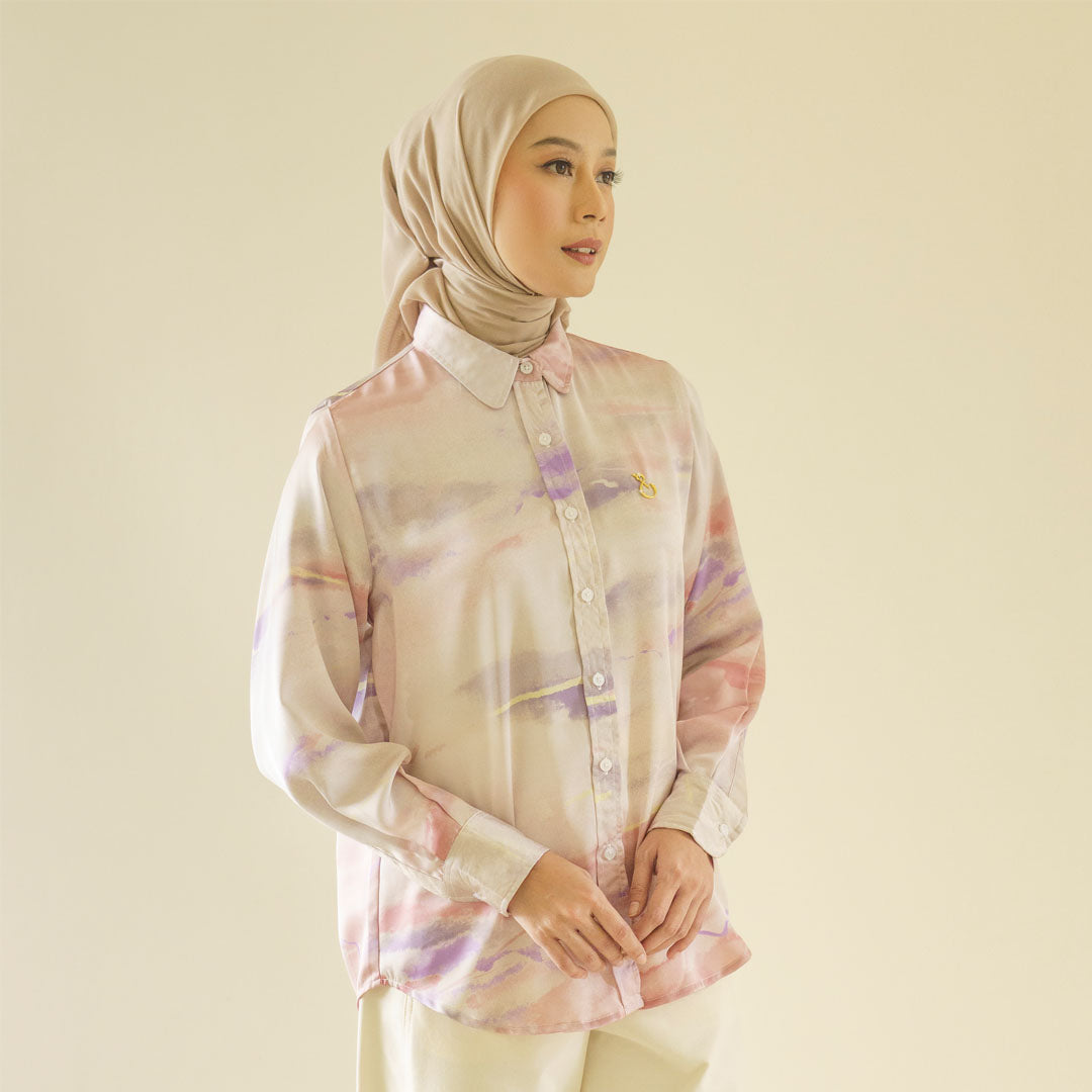 Athaya Top Pink Pattern