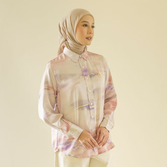 Athaya Top Pink Pattern