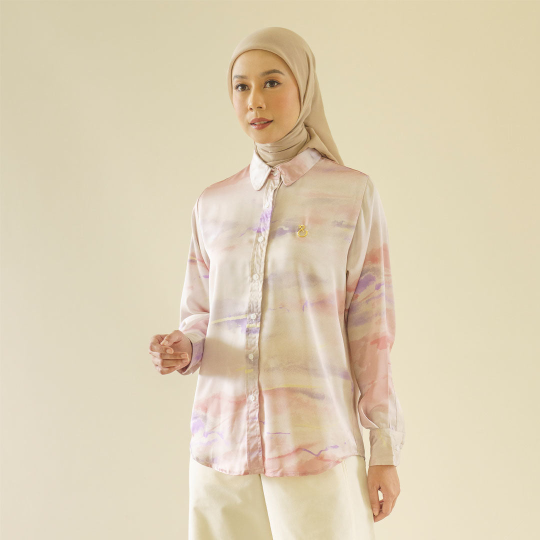 Athaya Top Pink Pattern