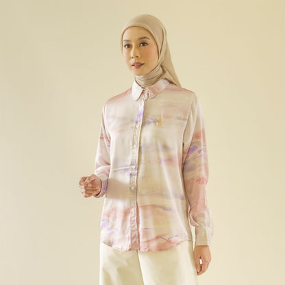 Athaya Top Pink Pattern