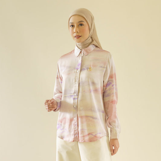 Athaya Top Pink Pattern