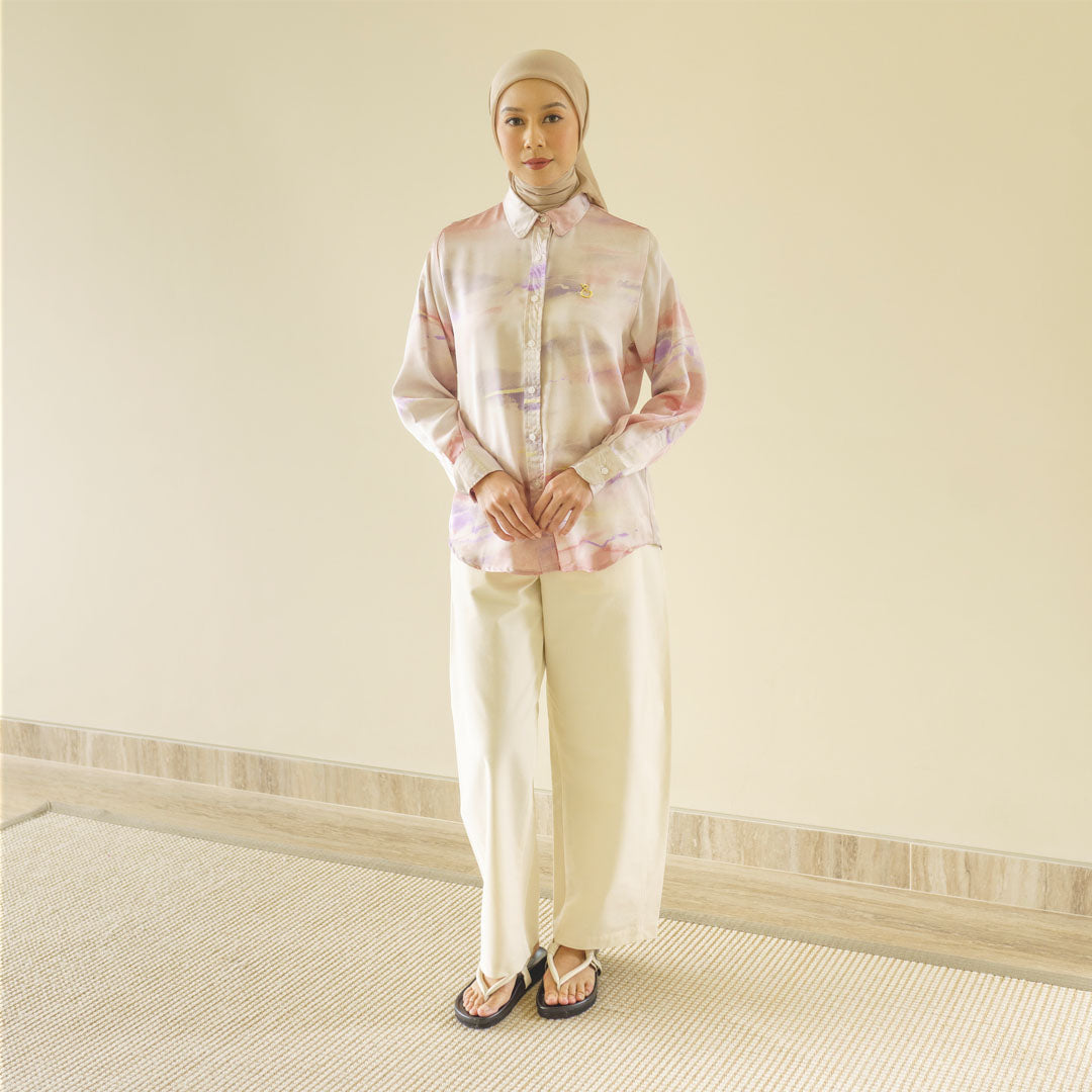 Athaya Top Pink Pattern