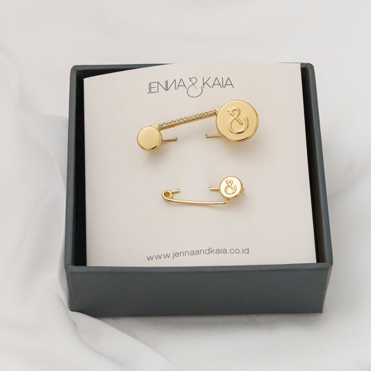 [BUNDLING] Meya and Nayla Safety Pin Gold