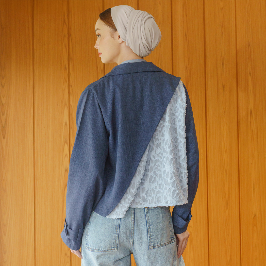 Seruni Outer Denim Blue