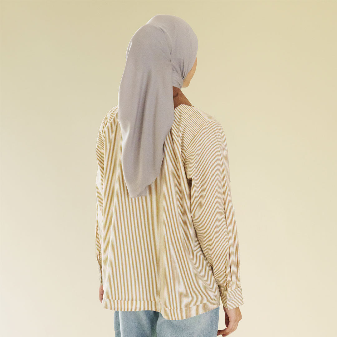 Raniza Top Stripe Khaki