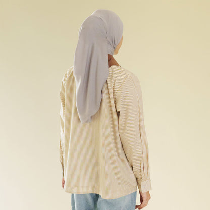 Raniza Top Stripe Khaki