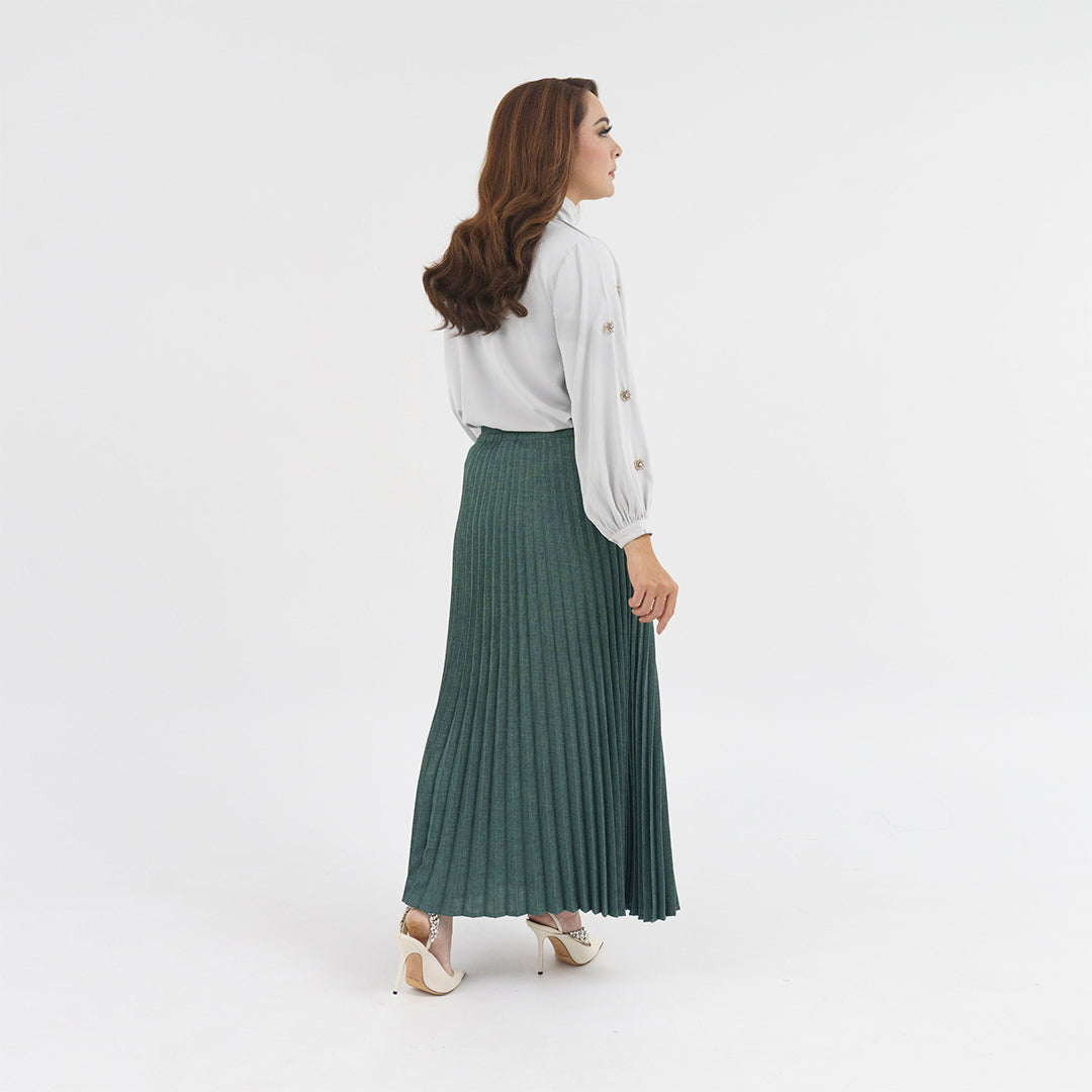 Laura Skirt Bistro Green