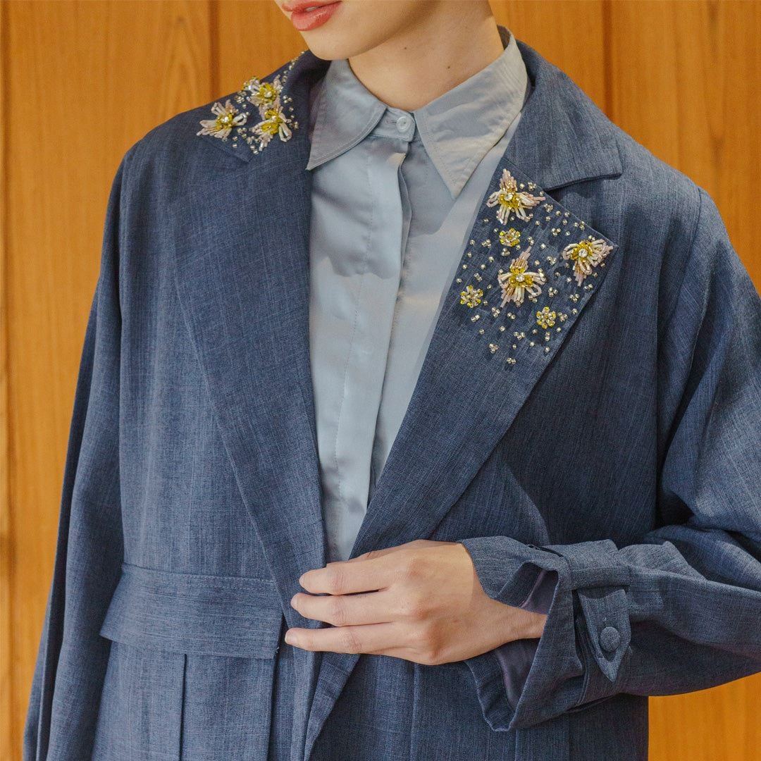 Seruni Outer Denim Blue