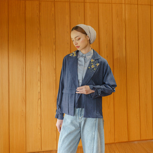 Seruni Outer Denim Blue
