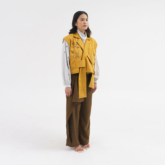 Berlyn Vest Mustard
