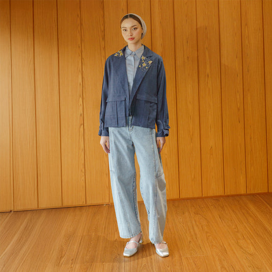 Seruni Outer Denim Blue