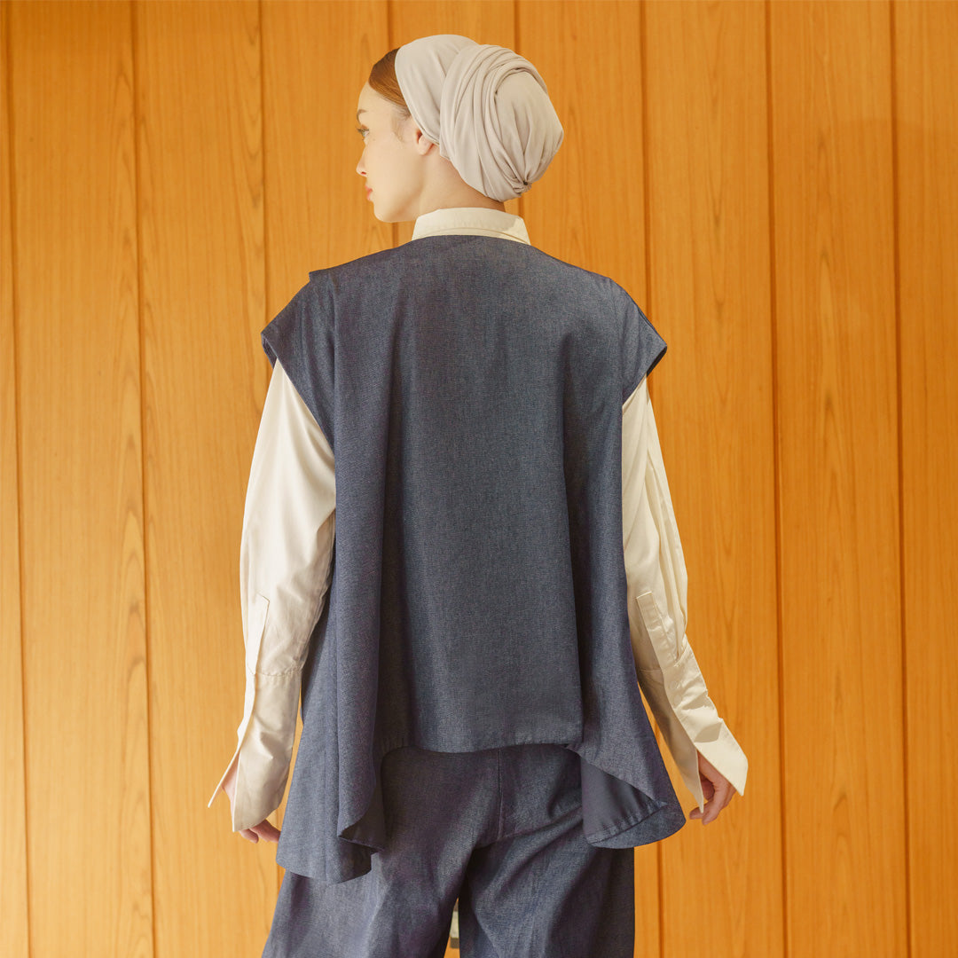 Ragini Vest Dark Denim