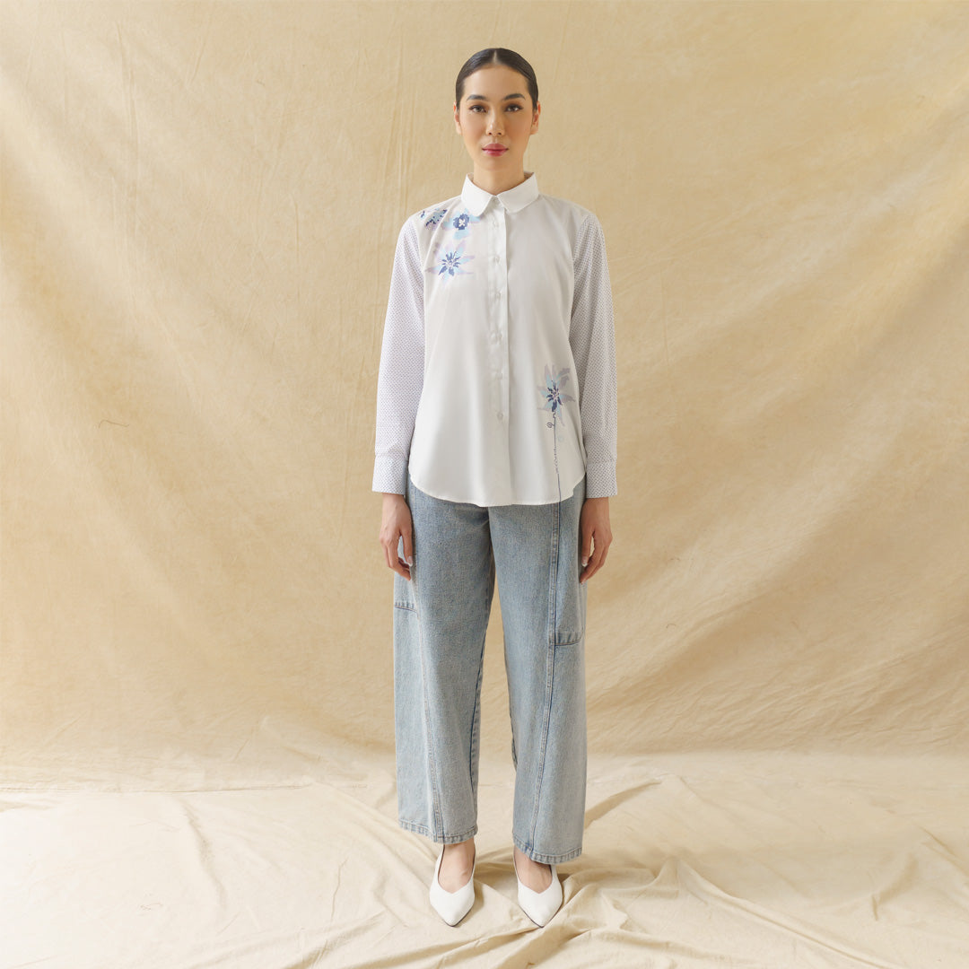 Raine Top Sapphire Blue