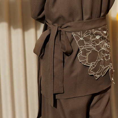 Azyva Blazer Brown