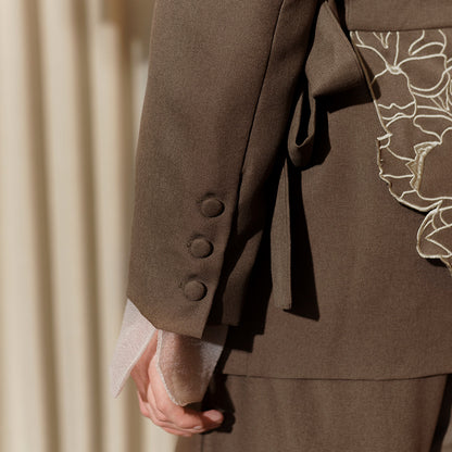 Azyva Blazer Brown