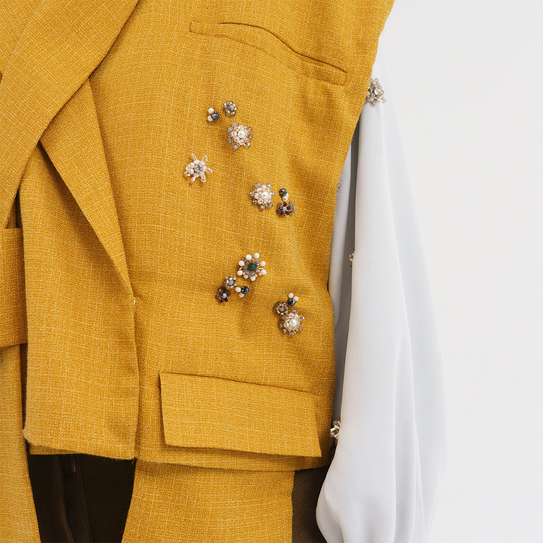 Berlyn Vest Mustard