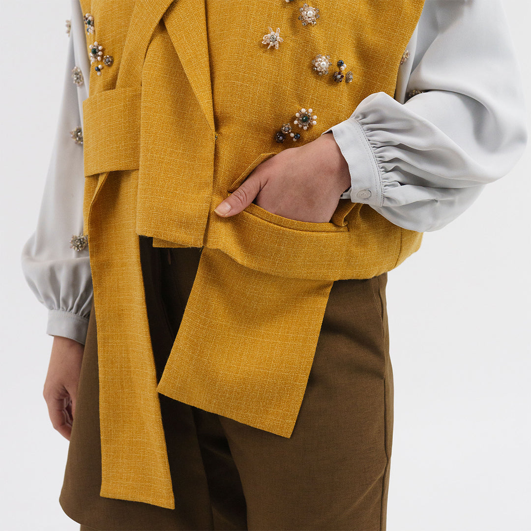 Berlyn Vest Mustard