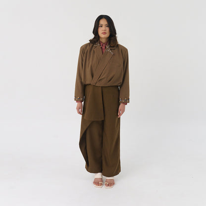Vahya Blazer Cedar Brown