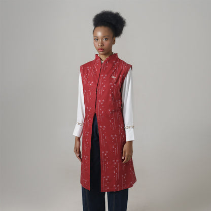Renjana Encim Klasik Tunic Red