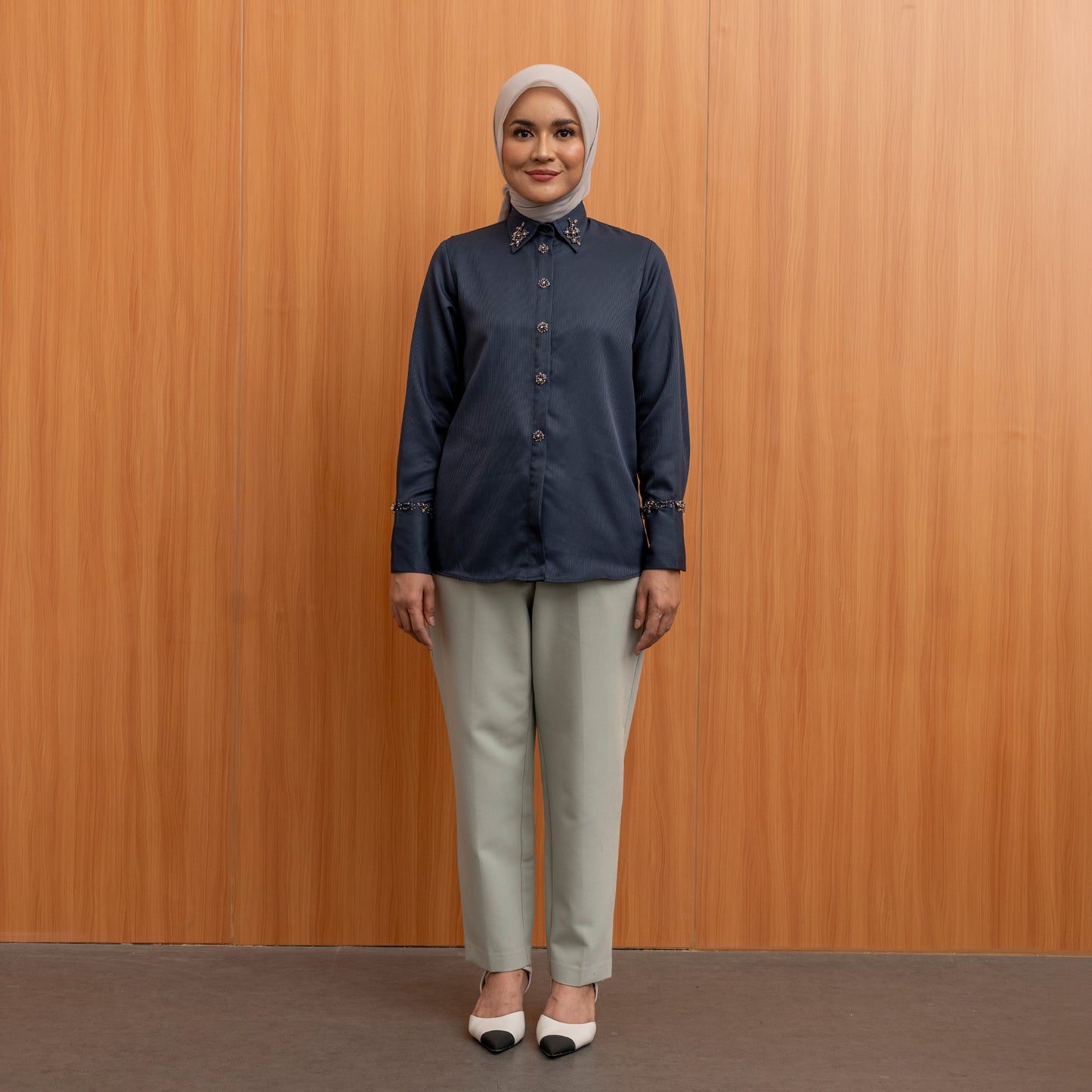 Efra Top Navy Blazer