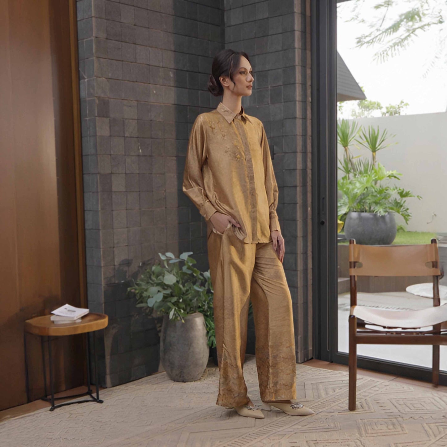 Lenia Pants Harvest Gold