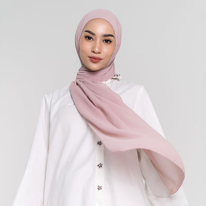 Ideline Pashmina Pastel Pink