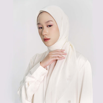 Nira Scarf White