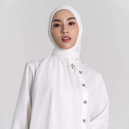 Ideline Pashmina White Whisper