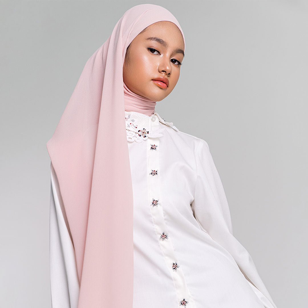Ideline Pashmina Baby Pink