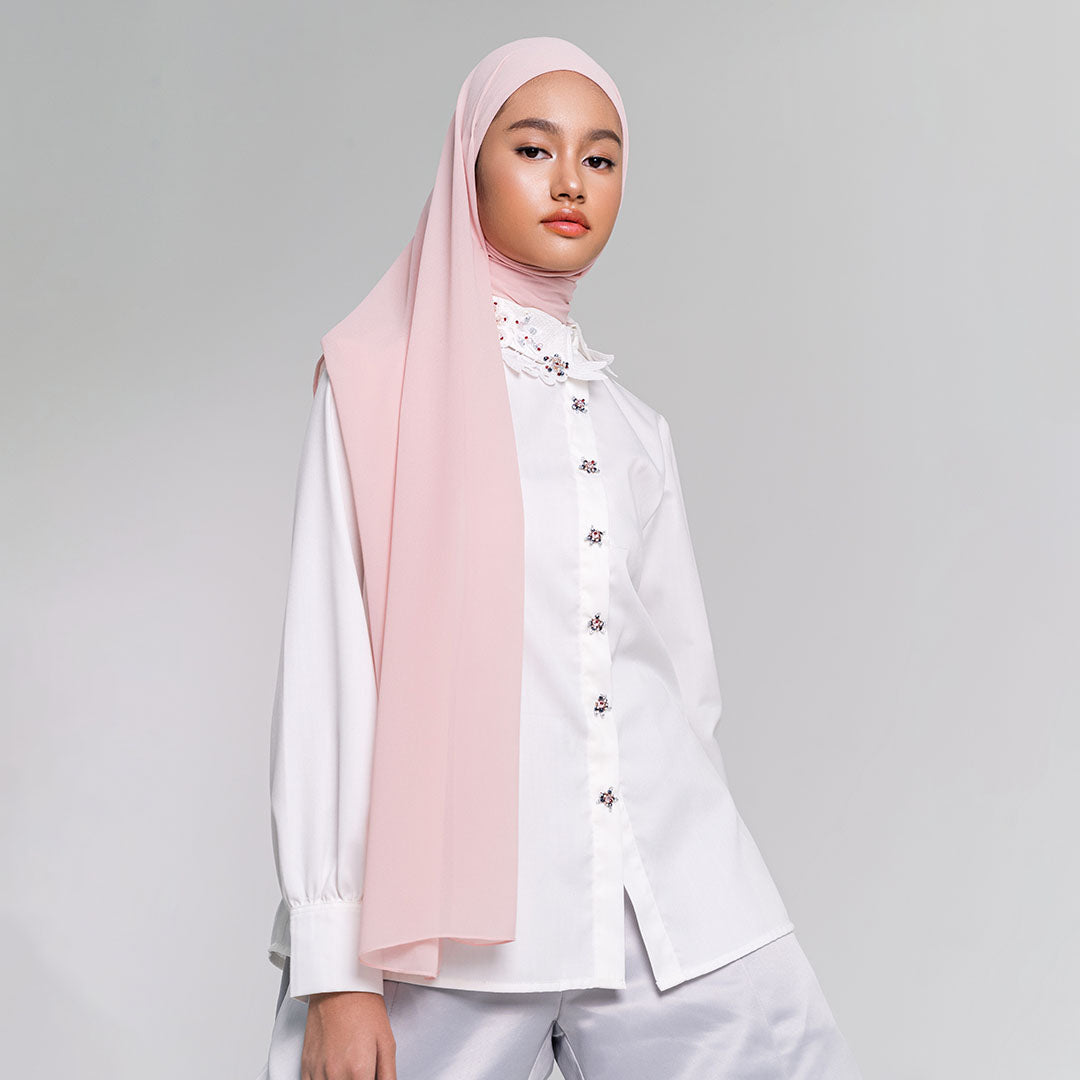 Ideline Pashmina Baby Pink