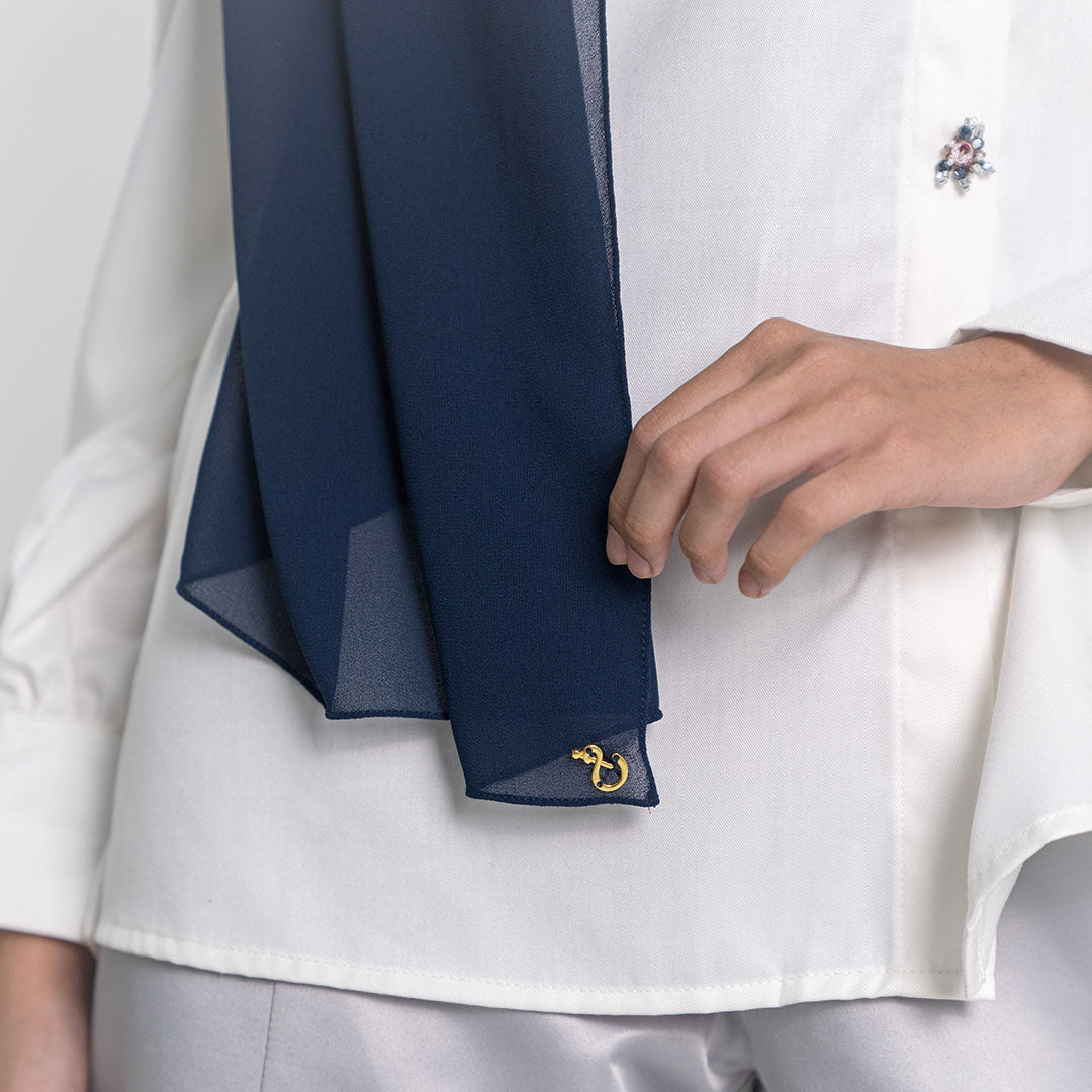 Ideline Pashmina Night Blue