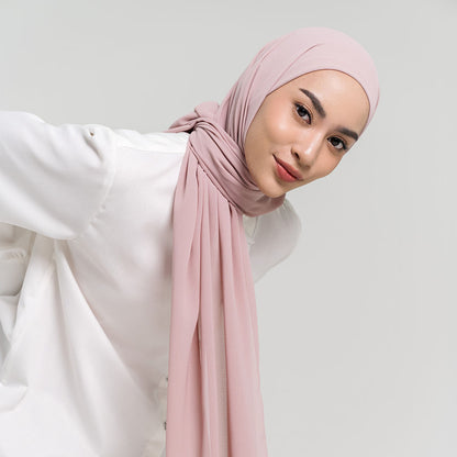 Ideline Pashmina Pastel Pink