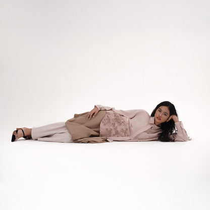 Deryana Top Champagne