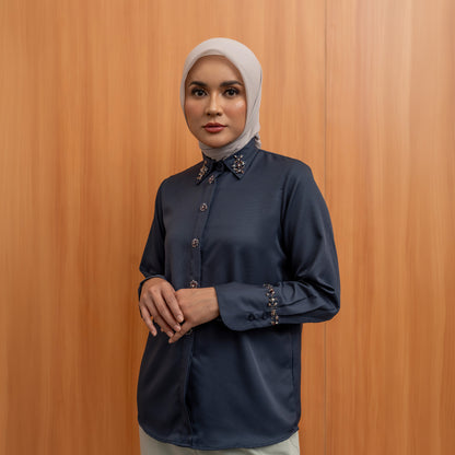 Efra Top Navy Blazer