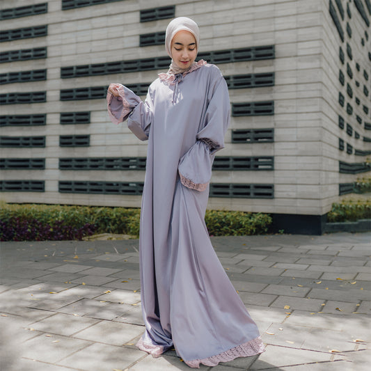 Audry Abaya Prayer Set Silver
