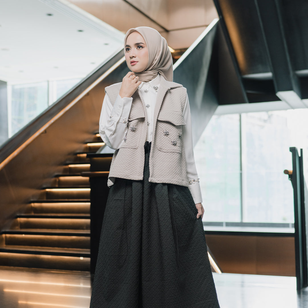 Adriana Vest Ash Grey