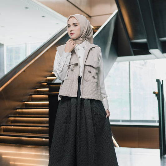 Adriana Vest Ash Grey