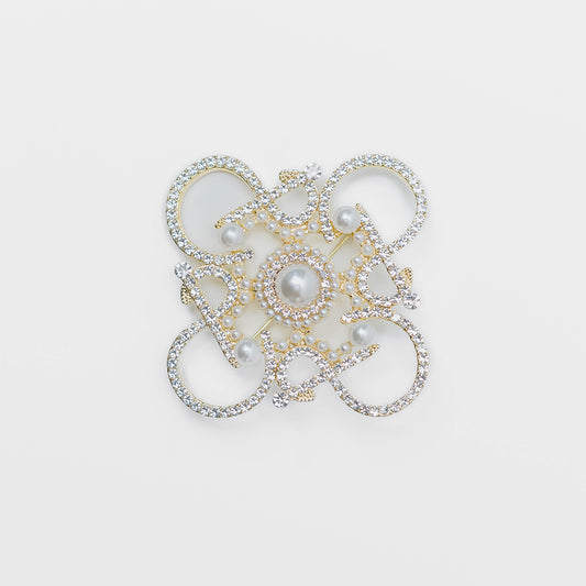 Aiza Brooch Gold