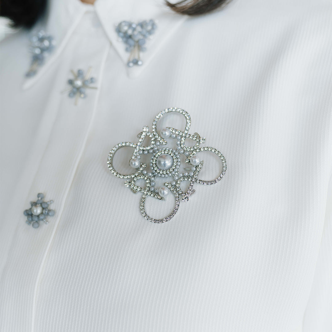 Aiza Brooch Silver