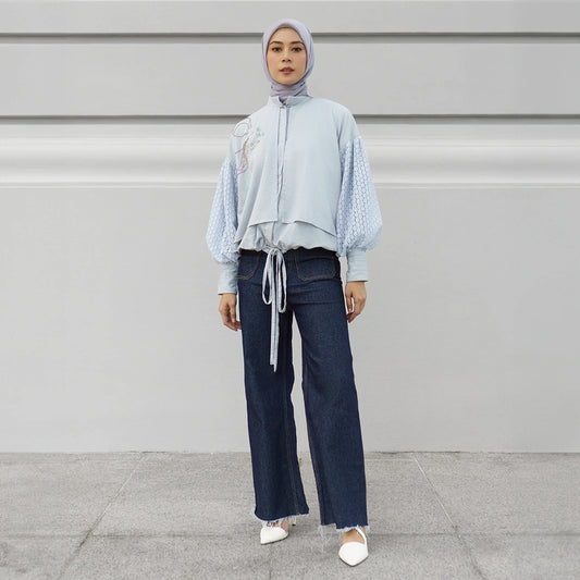 Arelle Top Ash Blue