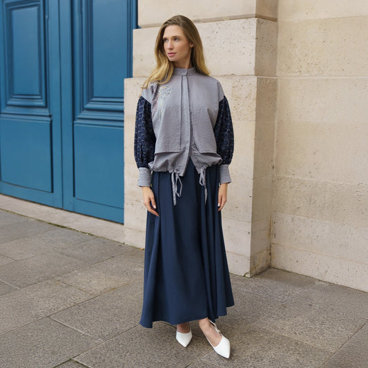 Arelle Top Grey