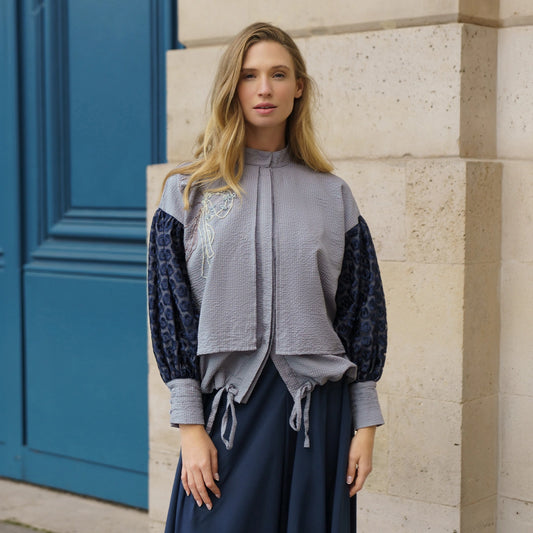 Arelle Top Grey