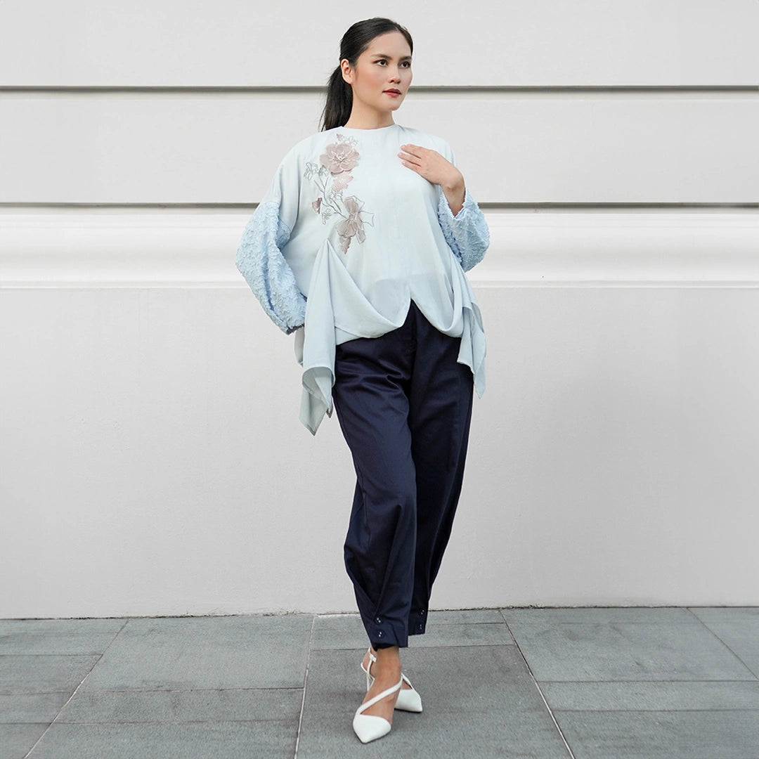 Asela Top Ash Blue