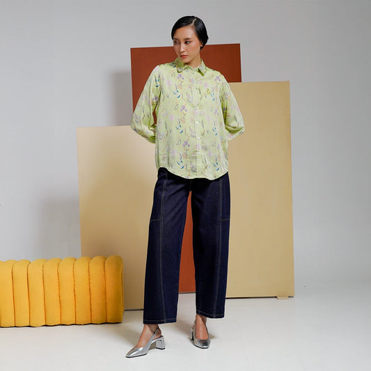 Athaya Top Massicot Lime Green